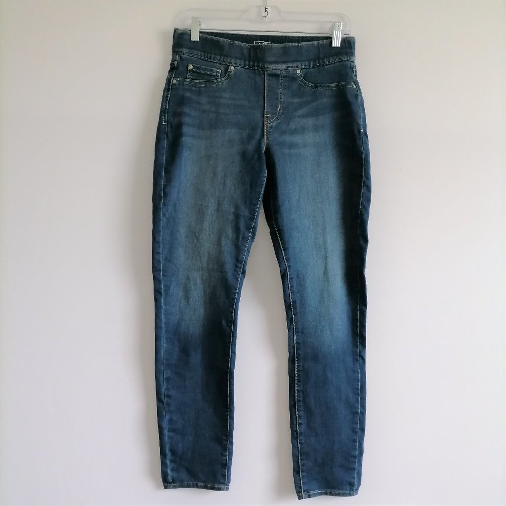 Signature Levi Strauss Women's Blue Jeans Pull-on Skinny Size 8M